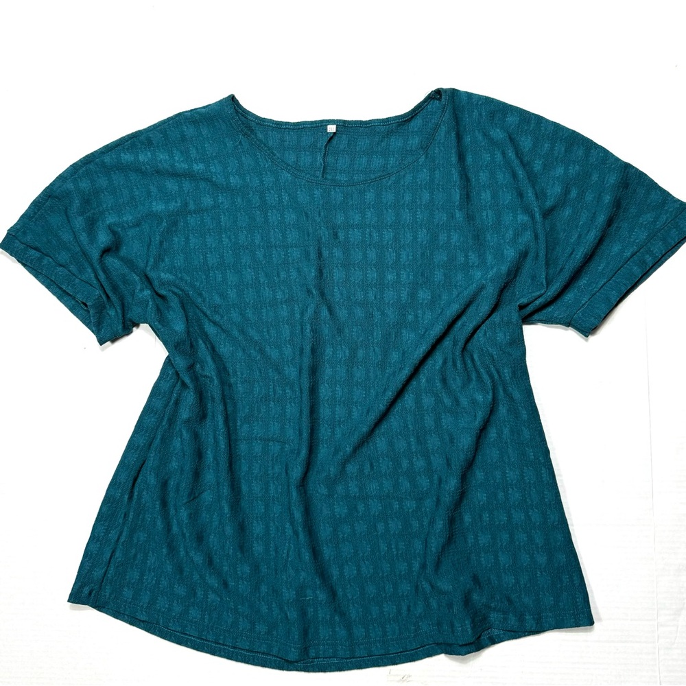 LAST CHANCE Shein dolman-sleeve textured tee